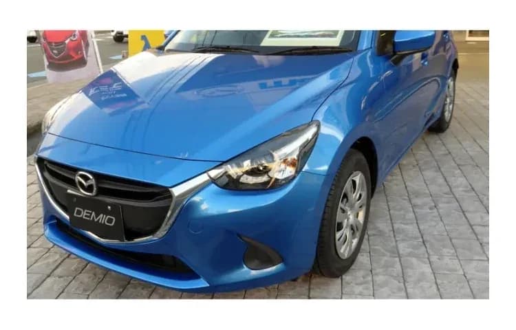 Blue Mazda Demio